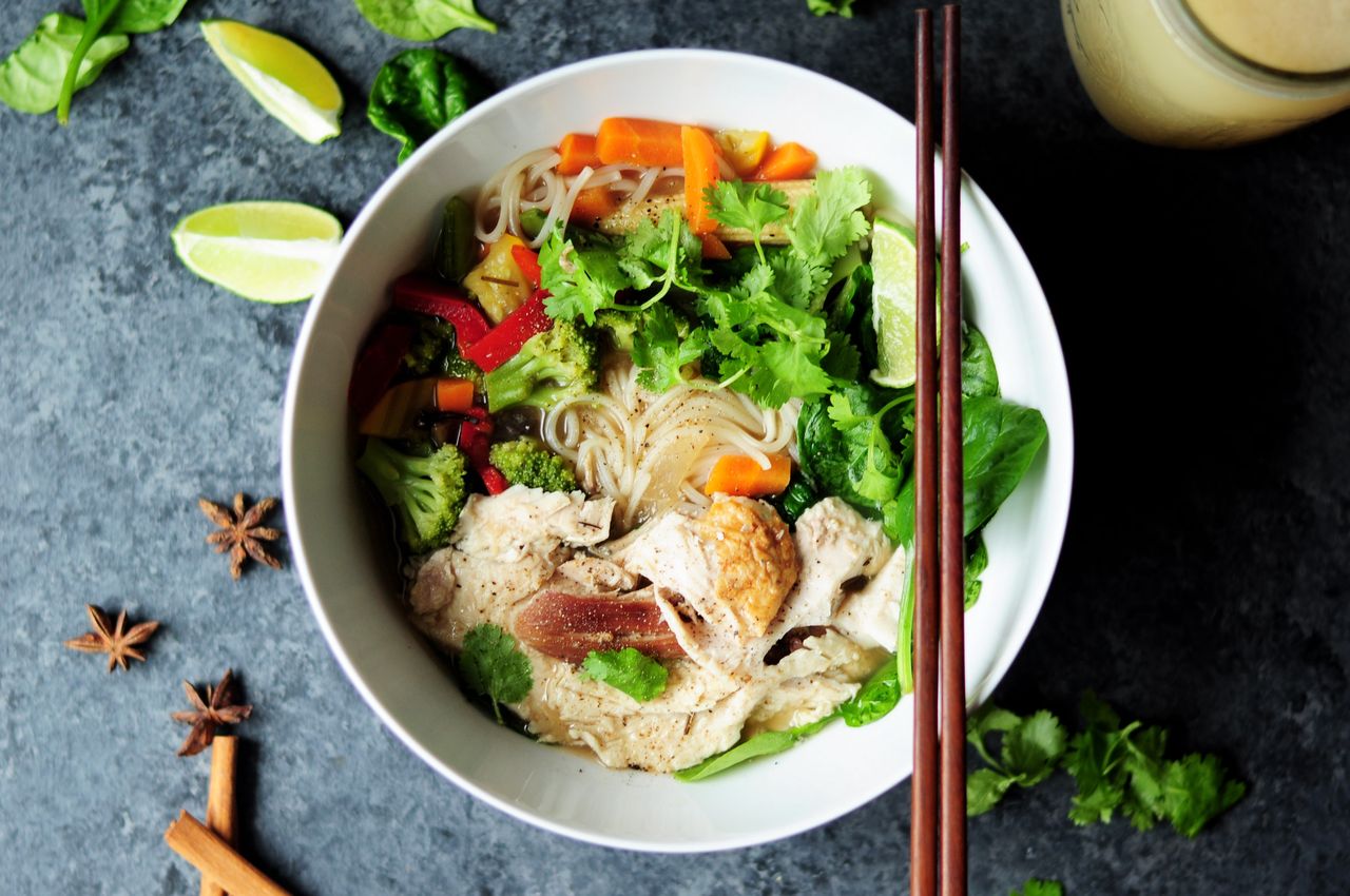 Low-calorie Chinese noodles.