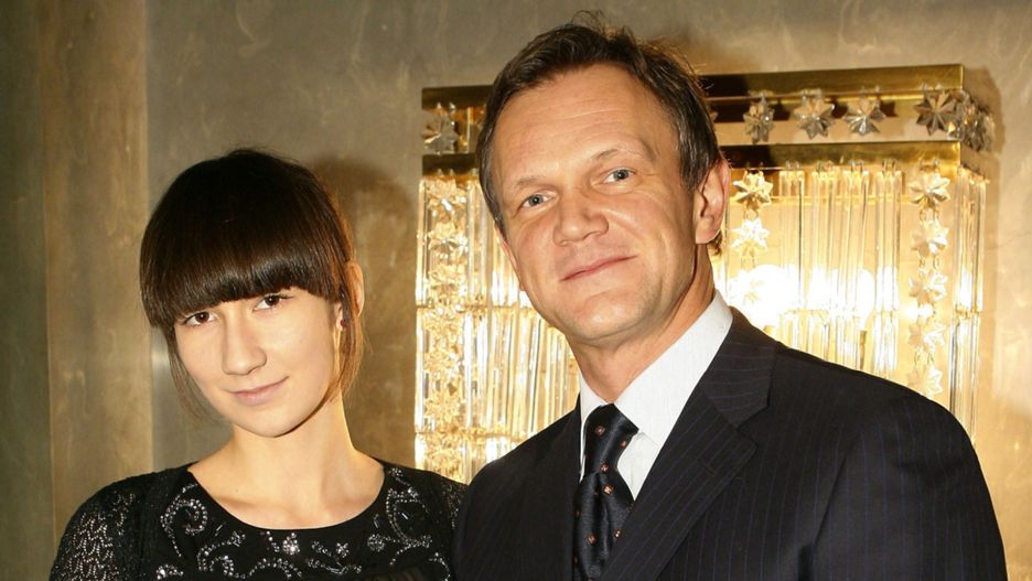 Cezary Pazura z córką Anastazją w 2007 roku.