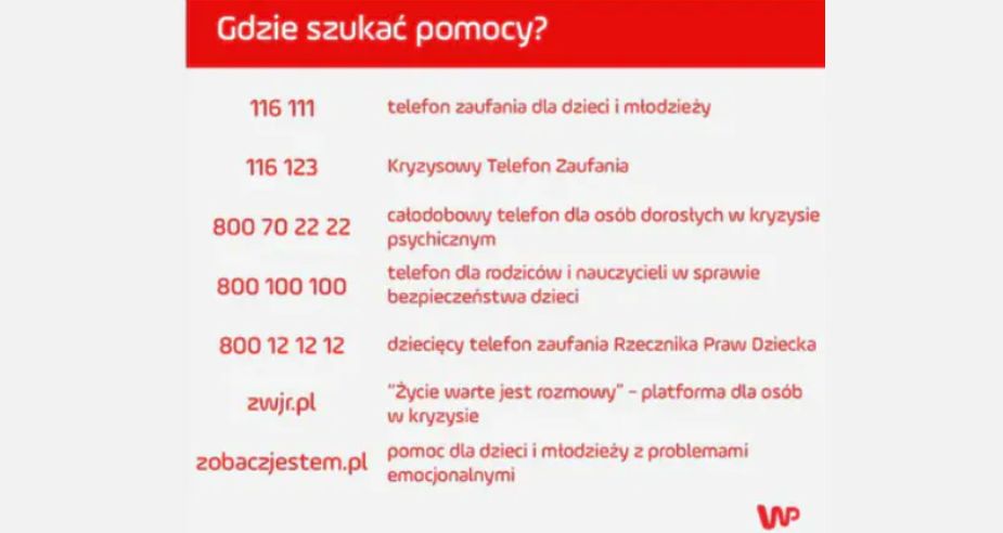 Gdzie szukać pomocy