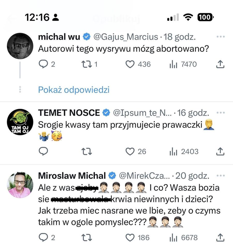 Komentarze pod oburzającym artykułem o Powstaniu Warszawskim