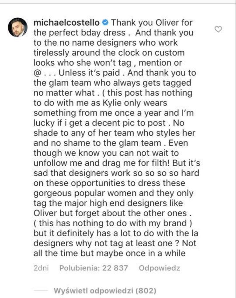 Kylie Jenner skrytykowana za promowanie jedynie znanych marek 
