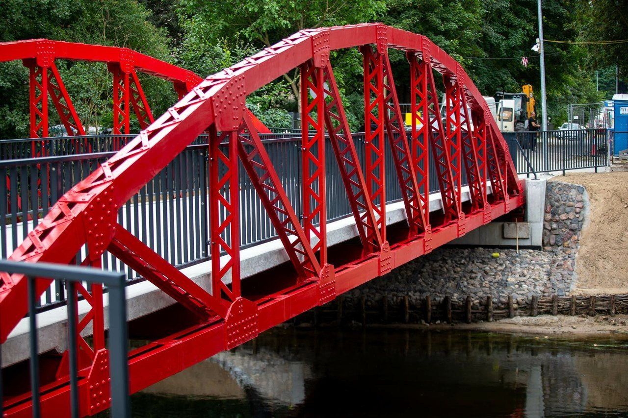 Zabytkowy Most Łabędzi po remoncie w 2024 roku