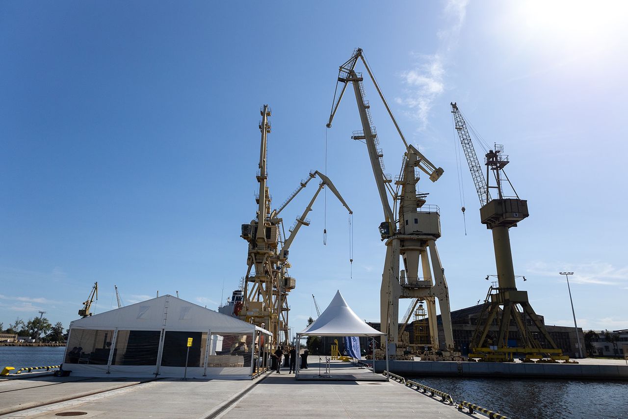 Szczecin: "Gryfia" zakończyła modernizację nabrzeża pod nowy dok