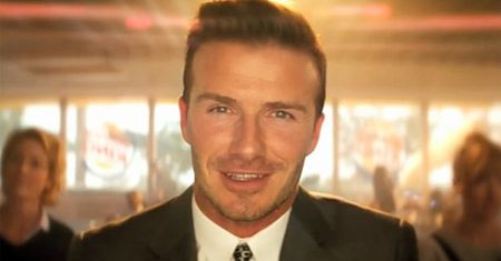 Beckham reklamuje Burger Kinga!