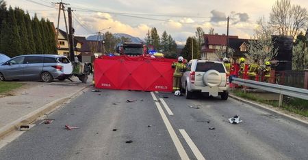 Tragiczny wypadek w Witowie. Nie żyje motocyklista
