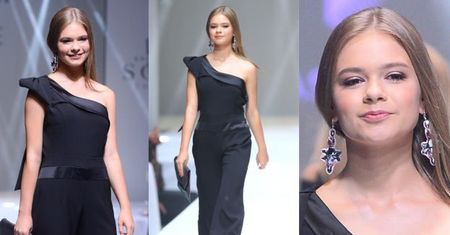 Julia Wróblewska "pracuje" na wybiegu u Zienia! "Zabawa w modelkę" (ZDJĘCIA)