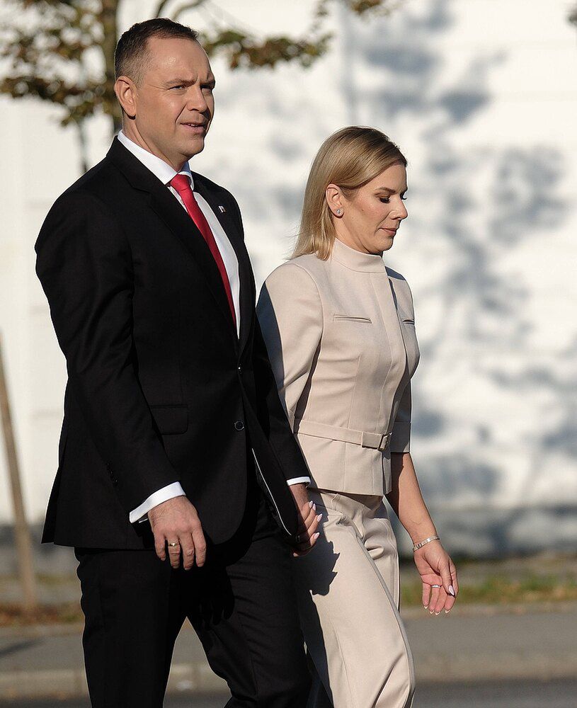 Karol Nawrocki z żoną