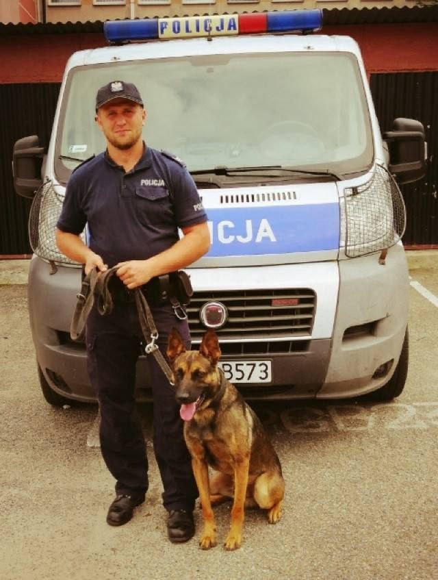Nie żyje czworonożny funkcjonariusz policji w Dąbrowie Tarnowskiej. Ner od 7 lat był wiernym kompanem w służbie aspiranta Szczepana Głodzika