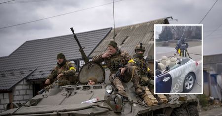 Sieje postrach wśród Rosjan. Tak Ukraińcy przerobili kabriolet do walki