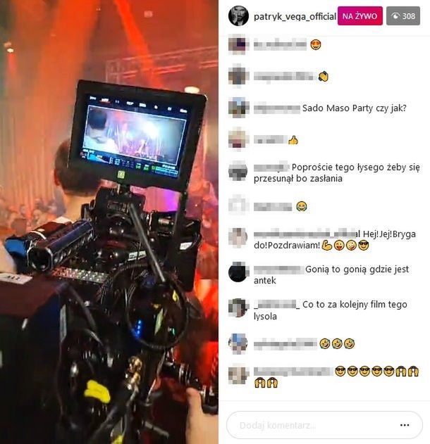 Patryk Vega kręci kolejny film w czasie pandemii