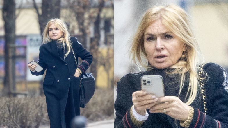 Monika Olejnik maszeruje do fryzjera