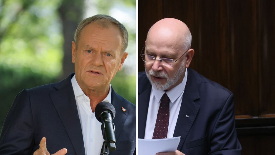 Donald Tusk i Maciej Świrski