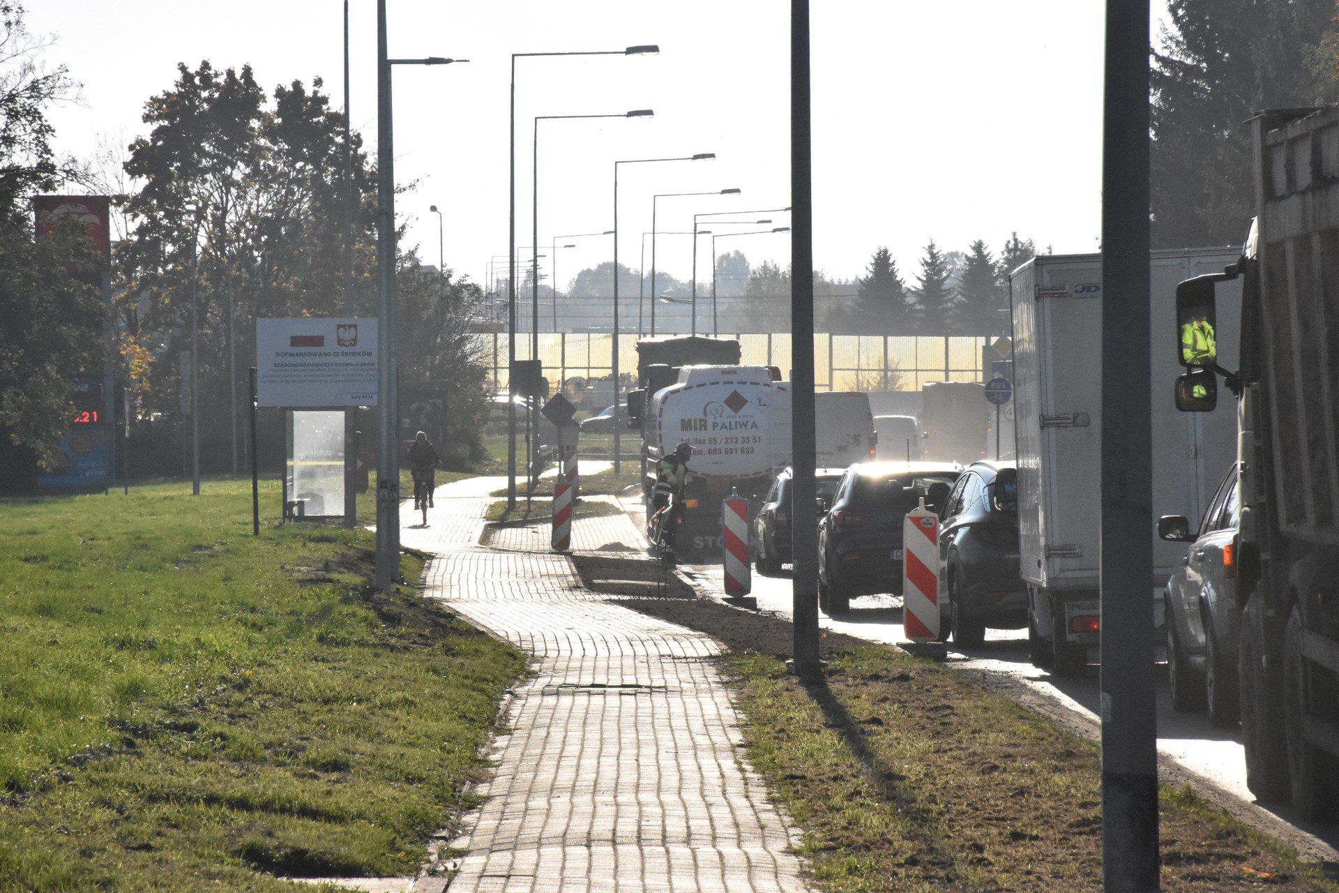 Przebudowa skrzyżowania w ciągu DW 515 w Malborku