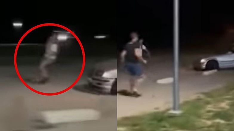 Kierowca bmw próbował przejechać pieszych