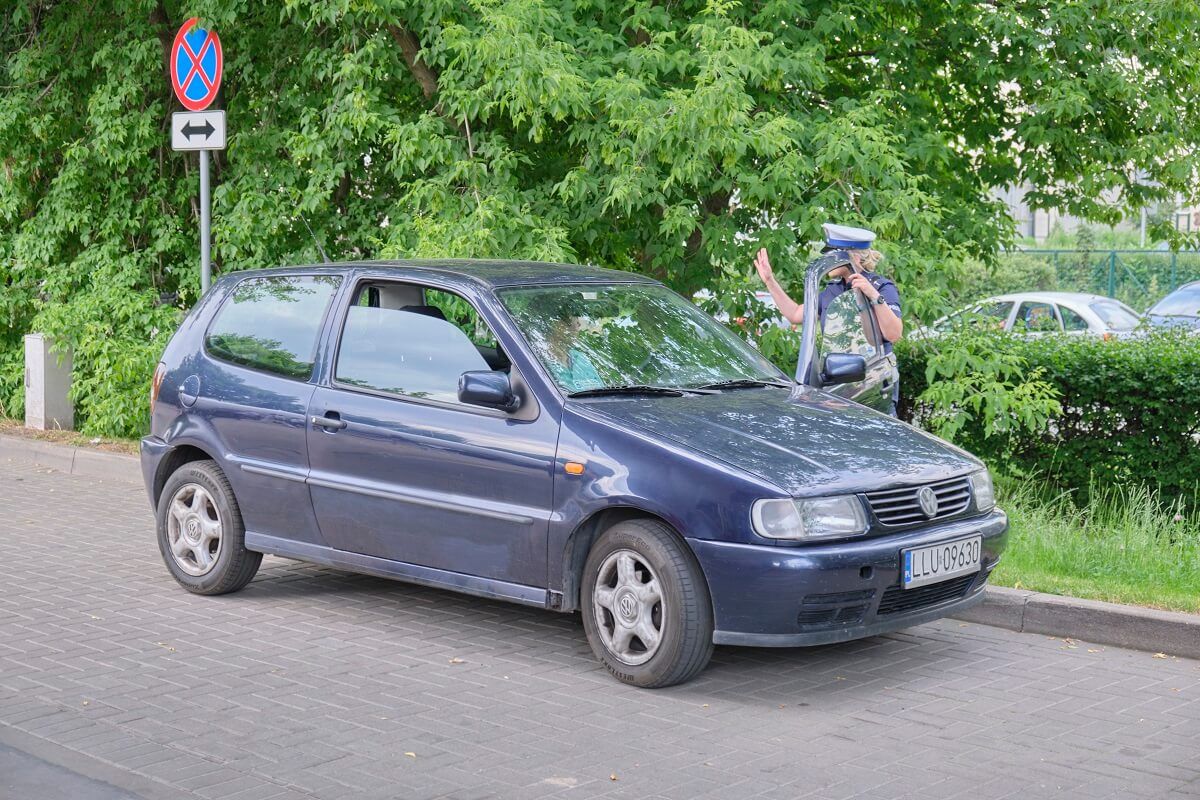 Protest kierowców na stacji paliw Orlen przy ul. Głębokiej w Lublinie
