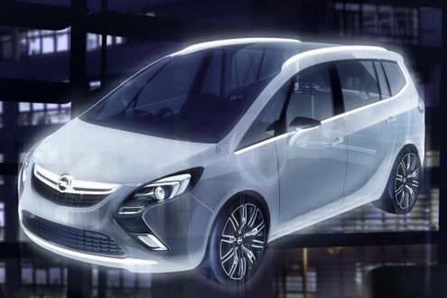 Salon na kołach - Opel Zafira Tourer Concept [wideo]