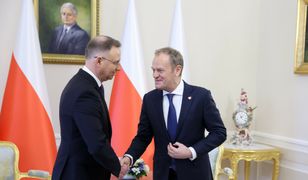 Trwa spotkanie w cztery oczy prezydenta i premiera