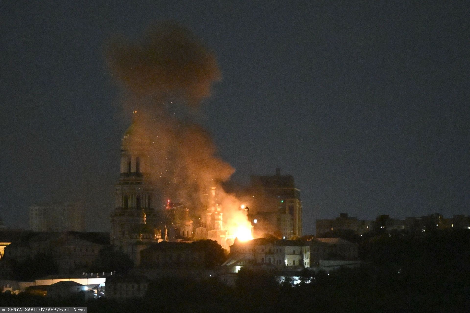 Ukraina reaguje po ataku na Ławrę Peczerską. "Lista największych barbarzyńców"