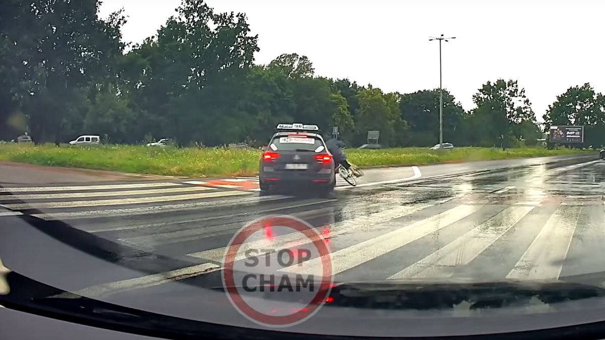 Nagranie z Torunia. Kobieta może mówić o dużym szczęściu