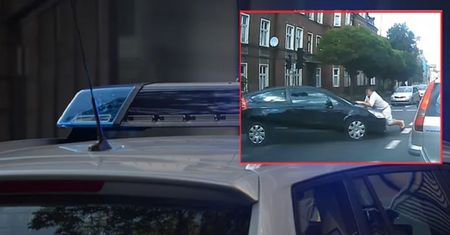 Gdańsk. Uciekał z kierowcą na masce. Potem dopadły go wyrzuty sumienia