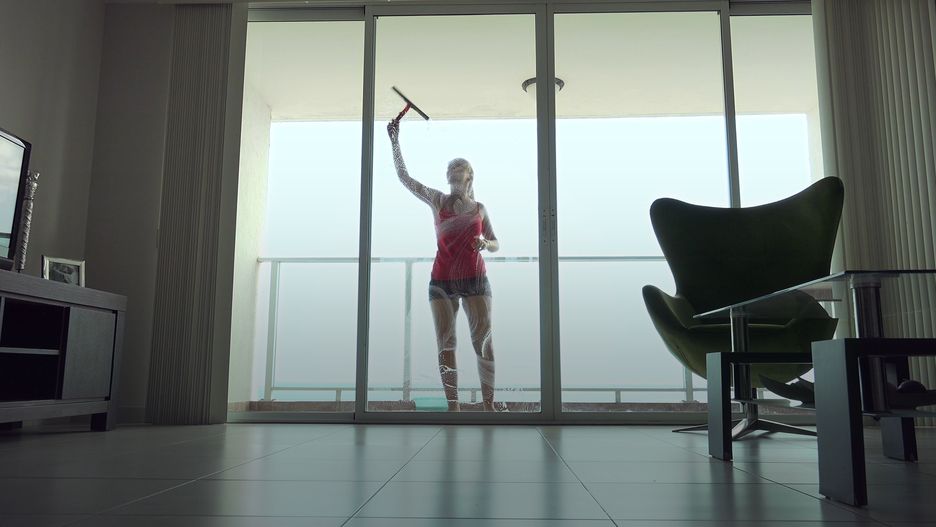 Woda utleniona do mycia okien