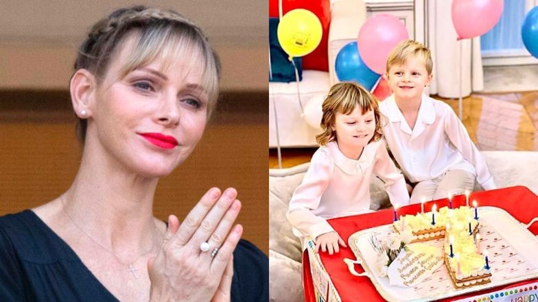 Księżna Charlene nie może świętować urodzin dzieci z pociechami 