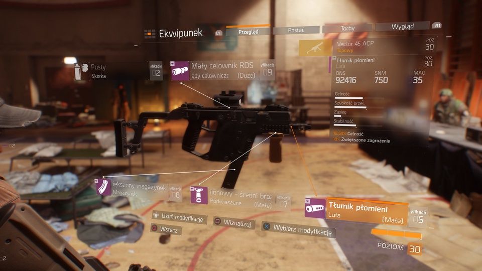 The Division - statystyki broni