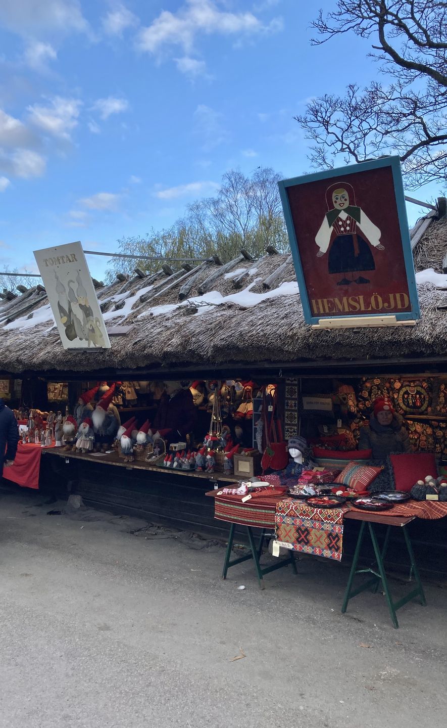 Jarmark w skansenie jest dużo większy niż ten w dzielnicy Gamla Stan