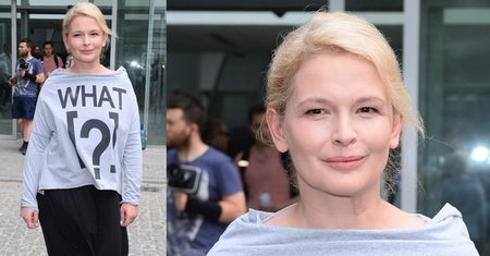 Odmłodzona Dominika Ostałowska promuje nowy serial