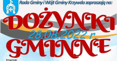 Dożynki Gminy Krzywda 2022. Wystąpią: Bobi, DiscoBoys