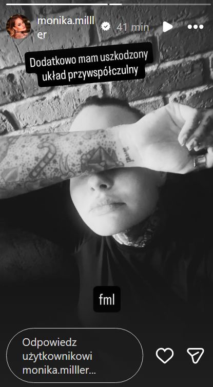 Monika Miller o swoim stanie zdrowia 