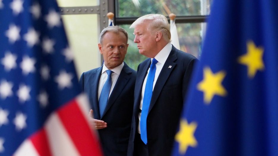 Donald Tusk i Donald Trump 