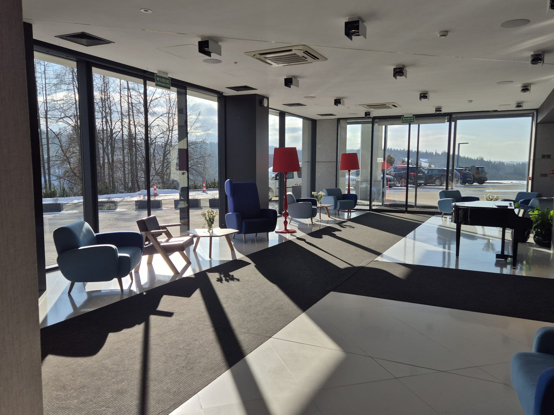 Wnętrza hotelu Harnaś