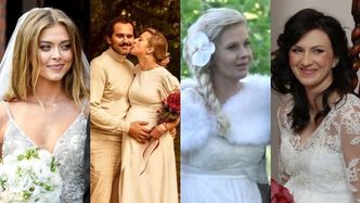 Te celebrytki brały ślub w ciąży: Edyta Pazura, Lara Gessler, Joanna Opozda... (ZDJĘCIA)