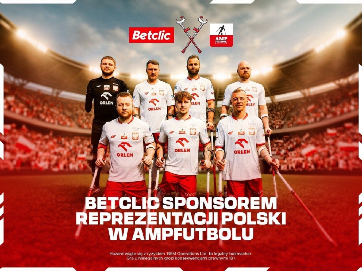 Betclic nowym oficjalnym sponsorem reprezentacji Polski w ampfutbolu