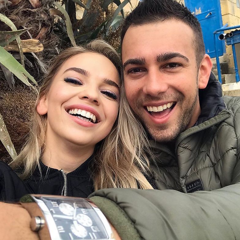 Oliwia i Łukasz ze  "Ślubu od pierwszego wejrzenia" (Instagram)