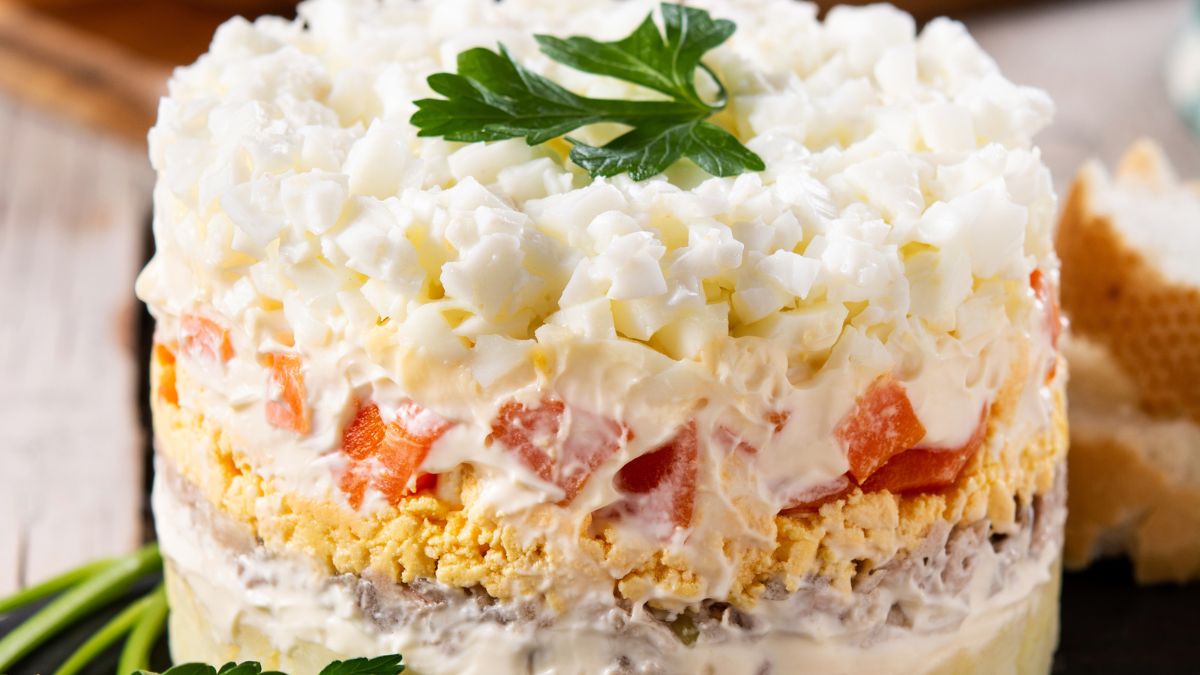 Sałatka jarzynowa w tej formie? Jestem za, a ty?