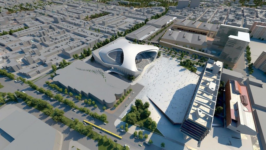 Niedoszła wizja Bogotá International Convention Center według Zahy Hadid [wideo] 2