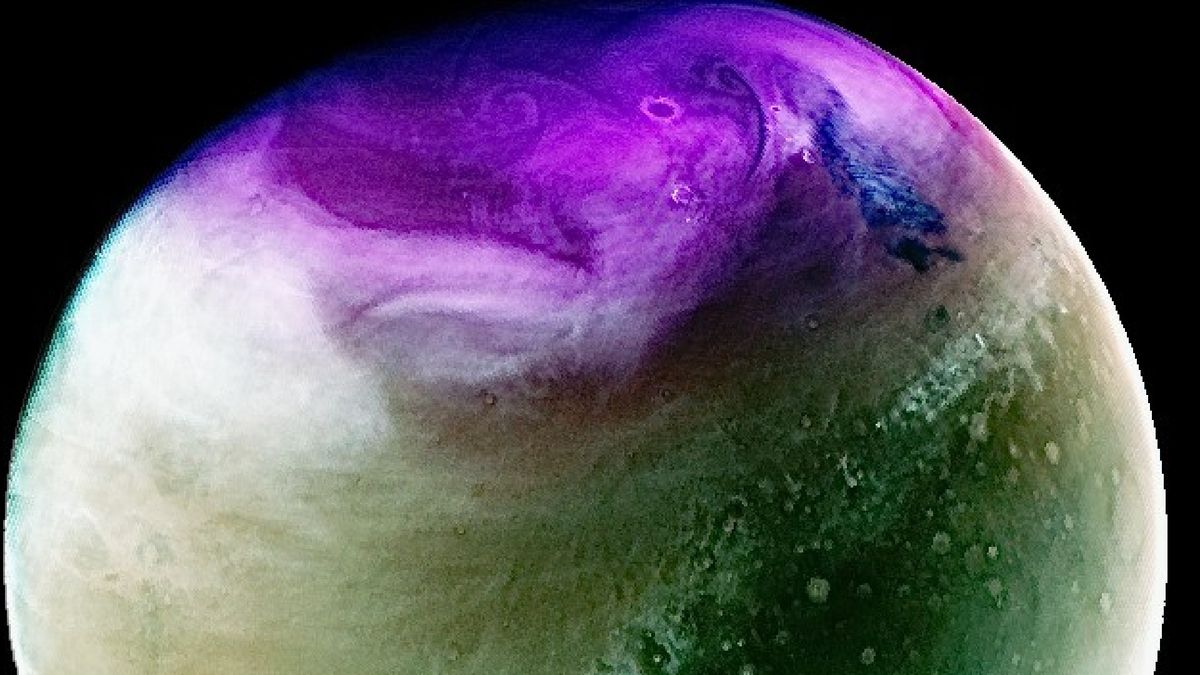 Szalony Mars w ultrafiolecie