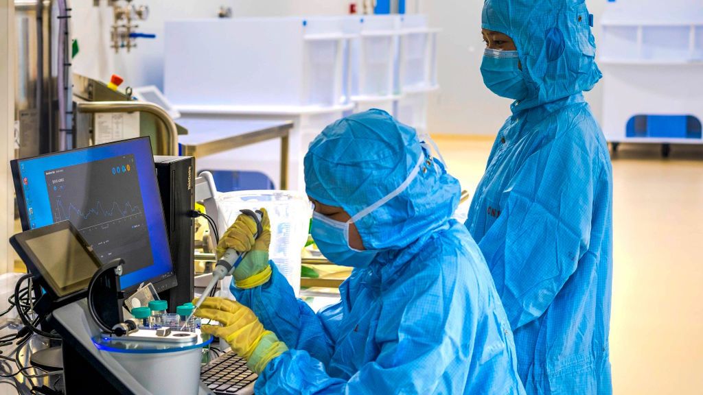 W chińskim laboratrium testują szczepionki przeciwko COVID-19