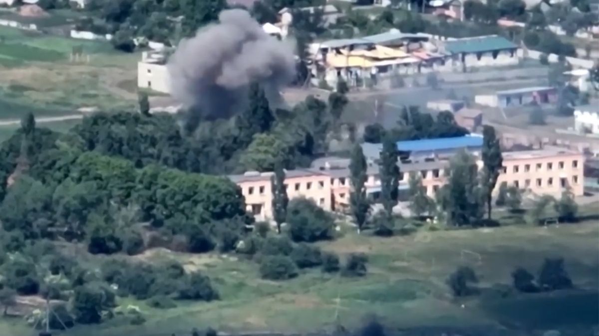 W obwodzie charkowskim Ukraińcy zbombardowali kwaterę główną rosyjskiego wojska 