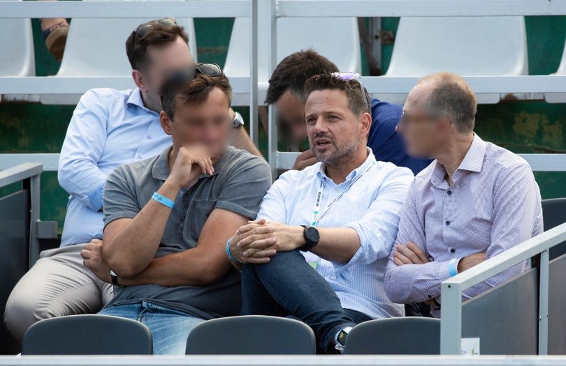 Znani na meczu Igi Świątek z Caroline Garcią - Rafał Trzaskowski