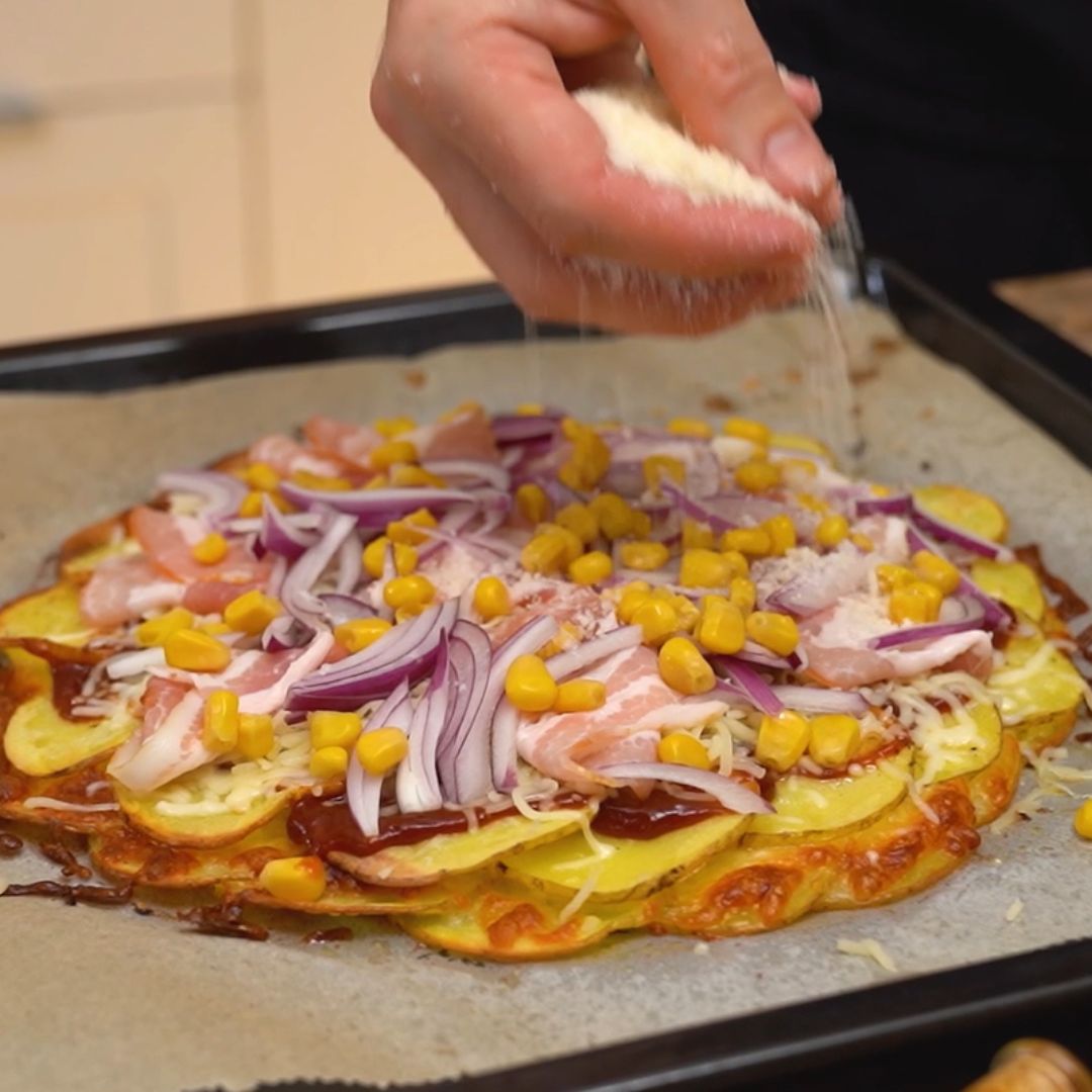 Dzięki kolorowym dodatkom pizza będzie fajnie się prezentować