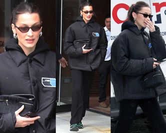 Bella Hadid przebrała się za swojego ochroniarza?