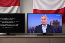 M1 i TVP1 po zmianach w mediach publicznych (wizualizacja AI)