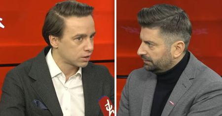 Bosak pytany o homofobiczne słowa Brauna. Obok siedział Śmiszek