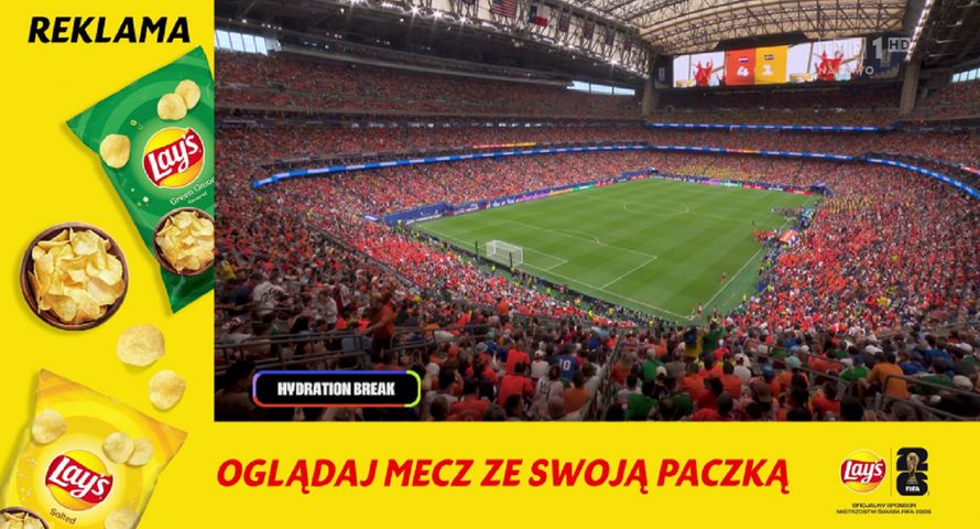 TVP sprzedaje reklamy podczas przerw na nawodnienie w mundialu