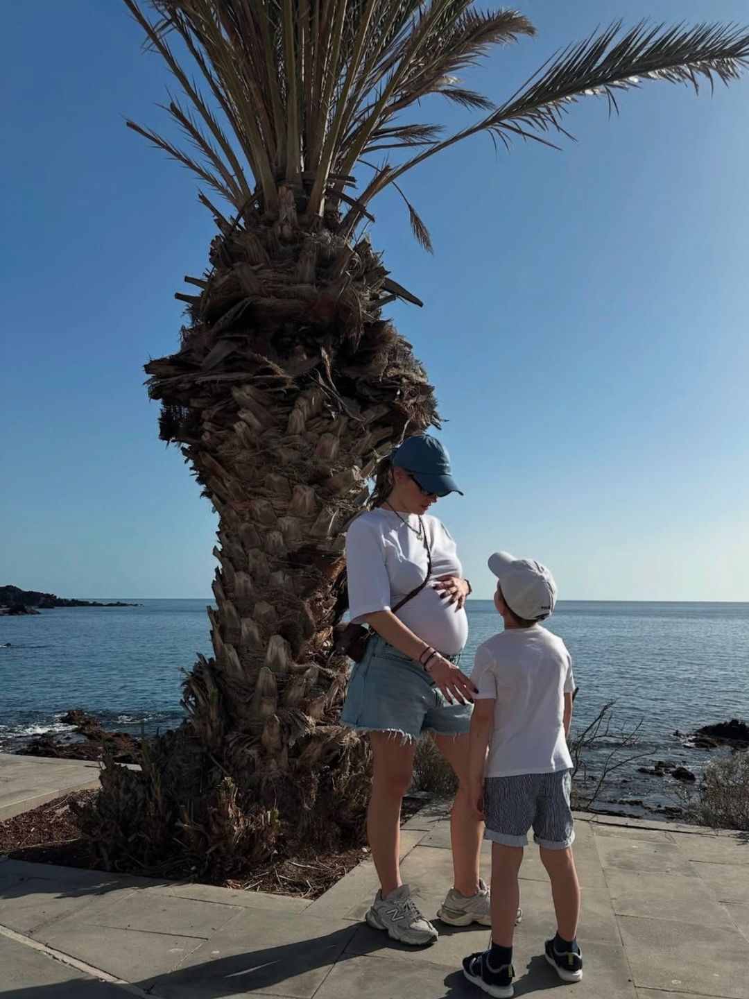 Olga Kalicka z synem