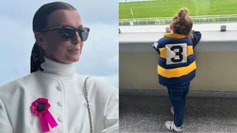 Katarzyna Sokołowska relacjonuje dzień z synem: basen, wizyta na Służewcu i zabawa w kulkach. Ivo Lew rośnie jak na drożdżach