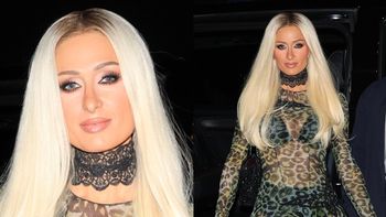 Drapieżna Paris Hilton wskoczyła w prześwitującą panterkę, odsłaniając bieliznę. HOT? (FOTO)